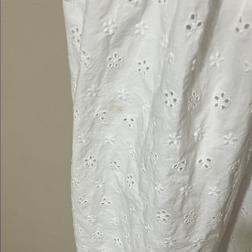 GAP White Textured Midi Dress - Picture 5 of 6